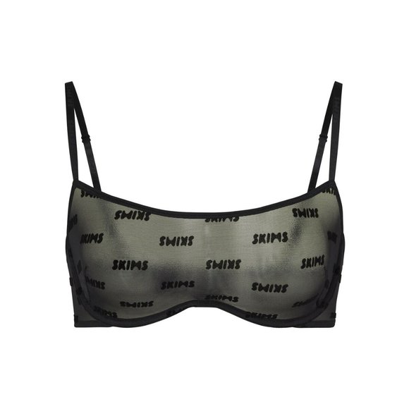 SKIMS After Hours Straight Neck Underwire Bra Onyx XS - Picture 15 of 15